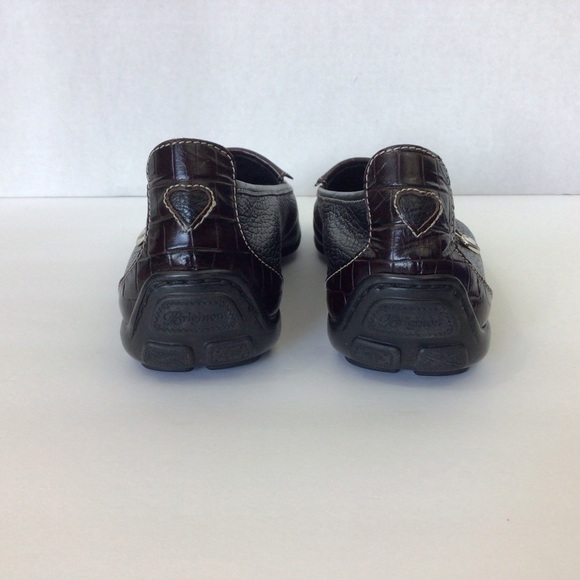 Brighton URSA Black Leather Loafers, 7M - Picture 2 of 9